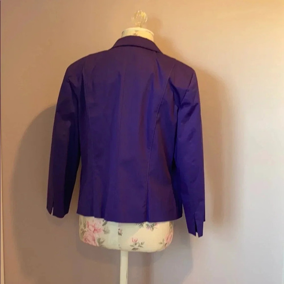 Marella purple blazer size 14 made in Italy - Picture 5 of 12